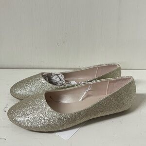 Girls Sparkly Dress Flats